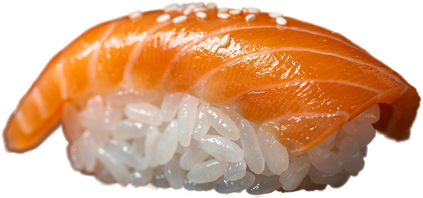 Niguiri de salmão fresco do Kyoto Sushi